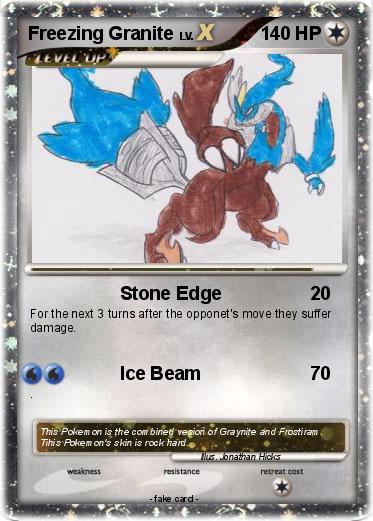 Pokemon Freezing Granite