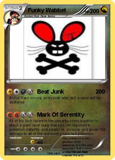 Pokemon Funky Wabbet