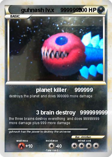 Pokemon guhnash lv.x    9999999
