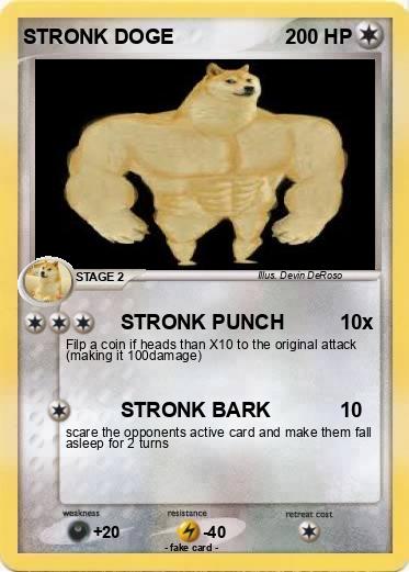Pokemon STRONK DOGE
