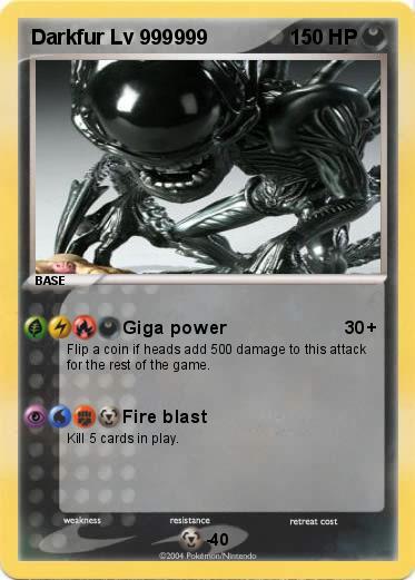 Pokemon Darkfur Lv 999999