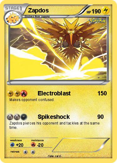 Pokemon Zapdos