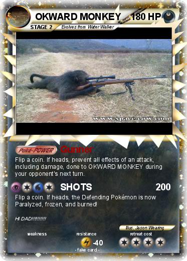 Pokemon OKWARD MONKEY