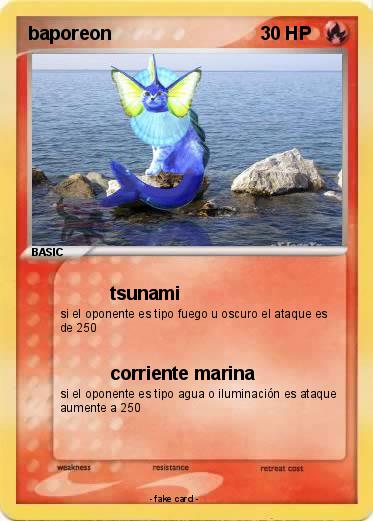 Pokemon baporeon
