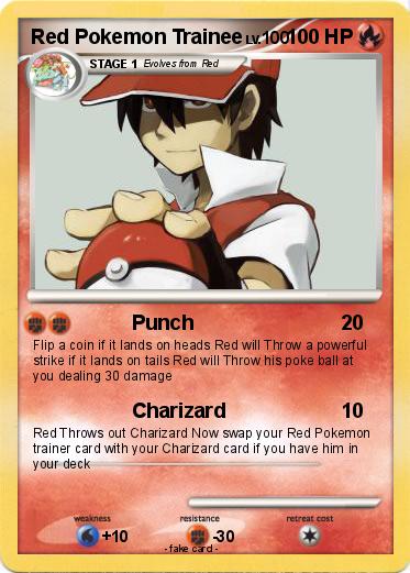 Pokemon Red Pokemon Trainee