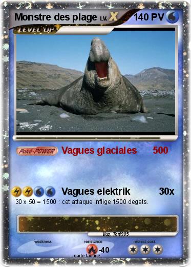 Pokemon Monstre des plage