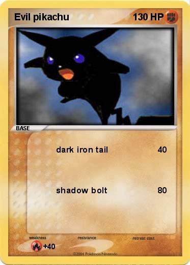 Pokemon Evil pikachu 