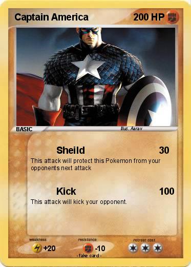Pokemon Captain America