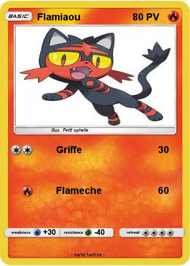 Pokemon Flamiaou