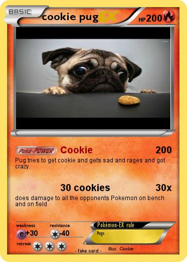 Pokemon cookie pug