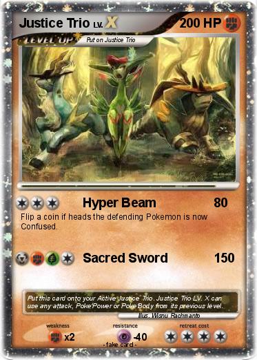Pokemon Justice Trio