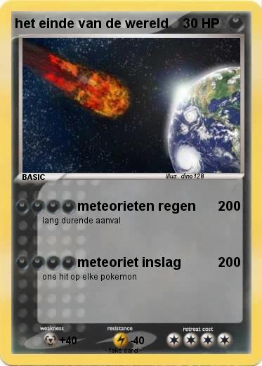 Pokemon het einde van de wereld
