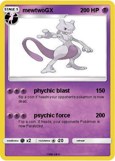 Pokemon mewtwoGX