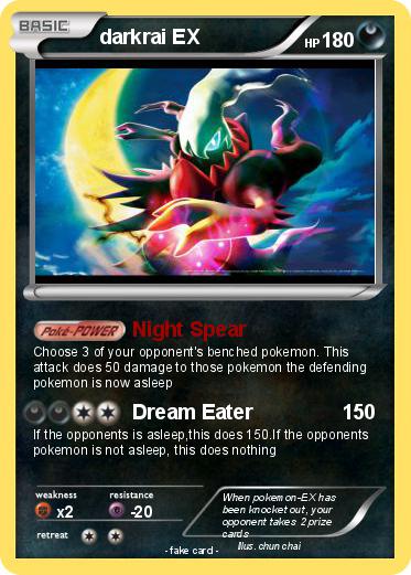 Pokemon darkrai EX