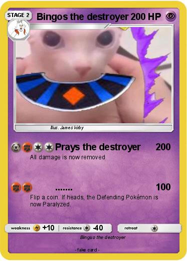Pokemon Bingos the destroyer