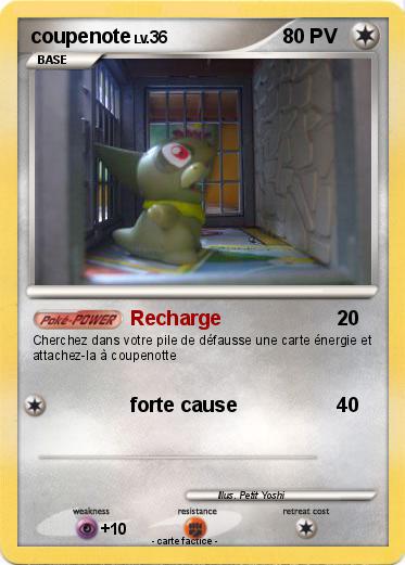 Pokemon coupenote