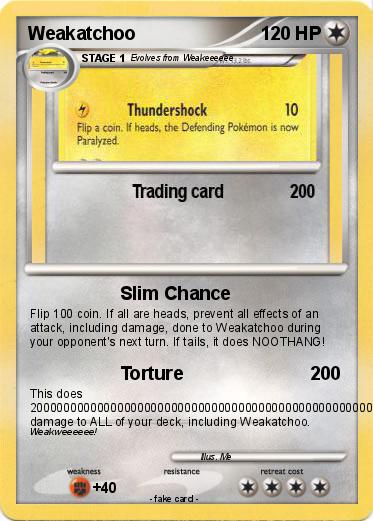 Pokemon Weakatchoo