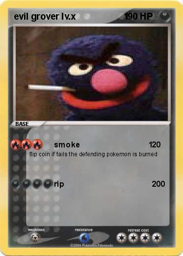 Pokemon evil grover lv.x                   1