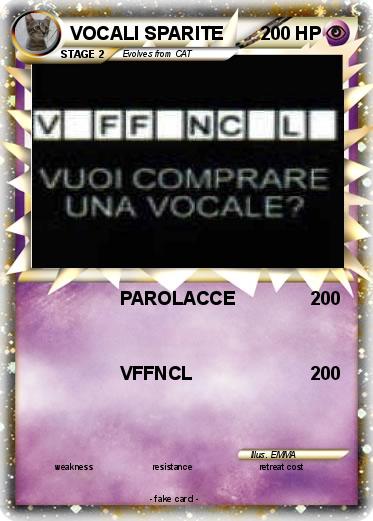 Pokemon VOCALI SPARITE