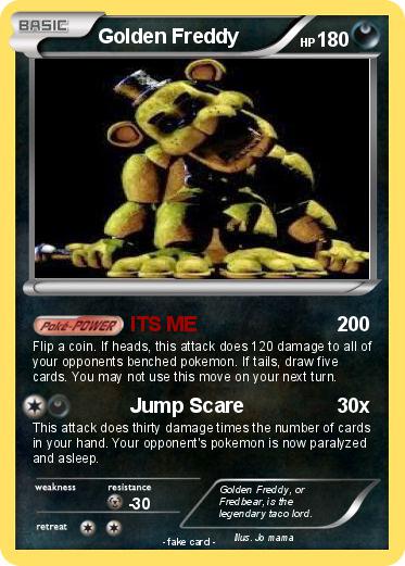 Pokemon Golden Freddy