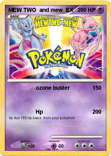 Pokemon MEW TWO  and mew  EX