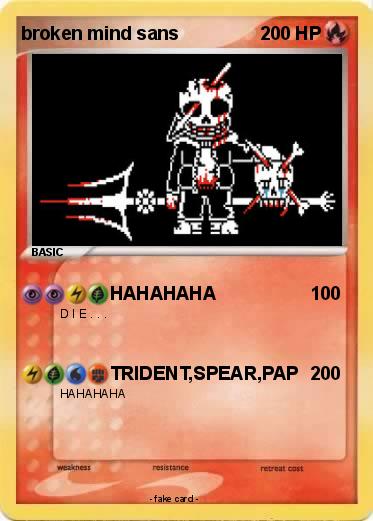 Pokemon broken mind sans
