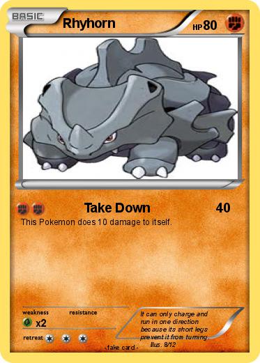 Pokemon Rhyhorn