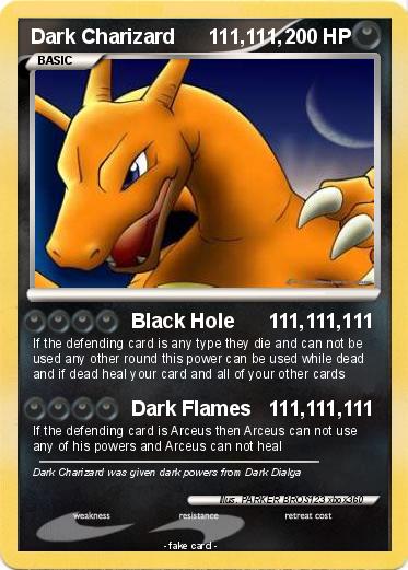 Pokemon Dark Charizard      111,111,