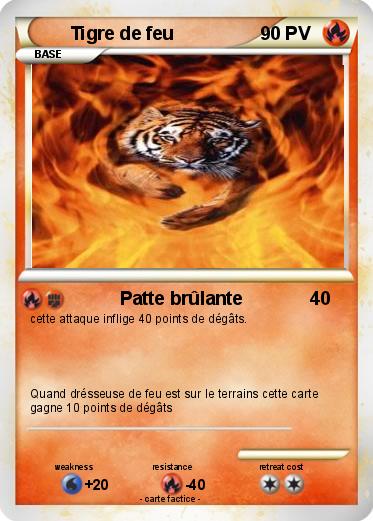 Pokemon Tigre de feu