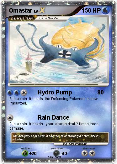 Pokemon Omastar