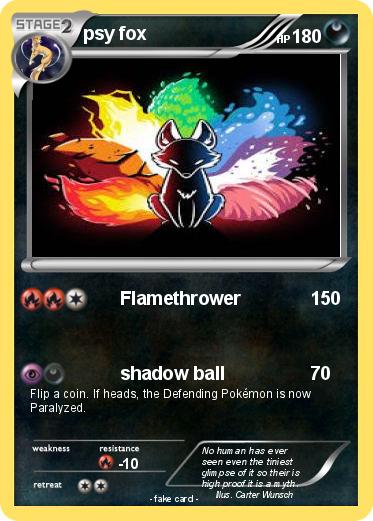 Pokemon psy fox