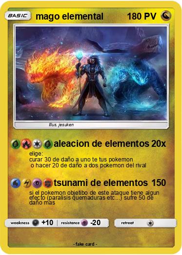 Pokemon mago elemental