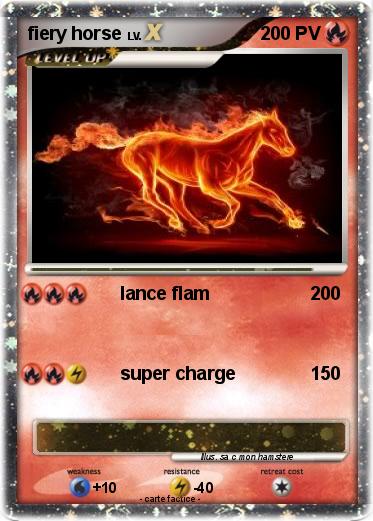 Pokemon fiery horse