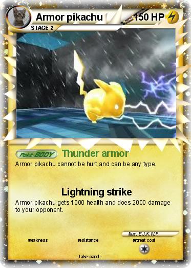 Pokemon Armor pikachu