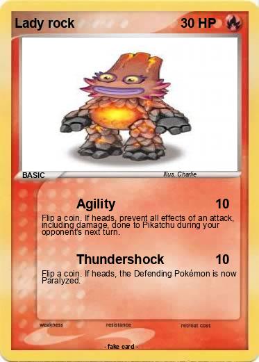 Pokemon Lady rock