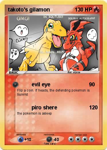 Pokemon takoto's gilamon