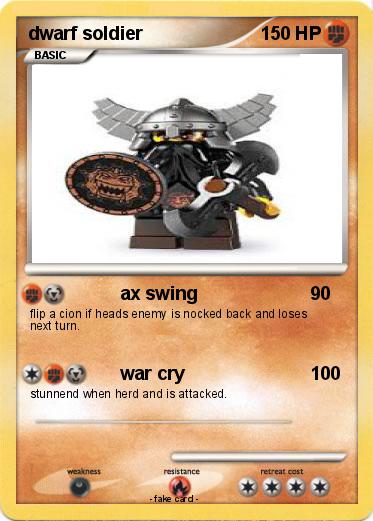 Pokemon dwarf soldier