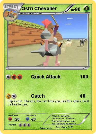 Pokemon Ostri Chevalier