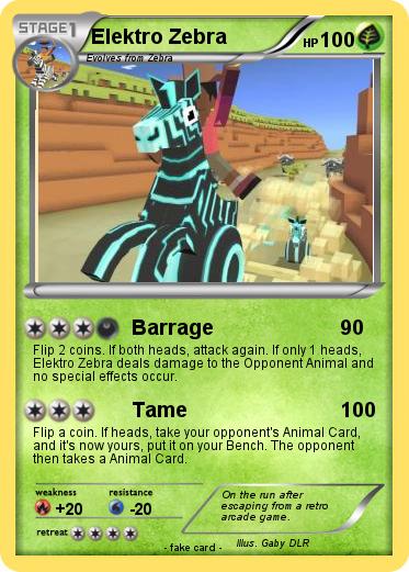 Pokemon Elektro Zebra
