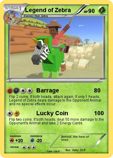 Pokemon Legend of Zebra