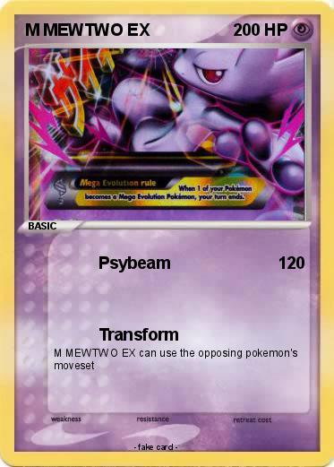 Pokemon M MEWTWO EX