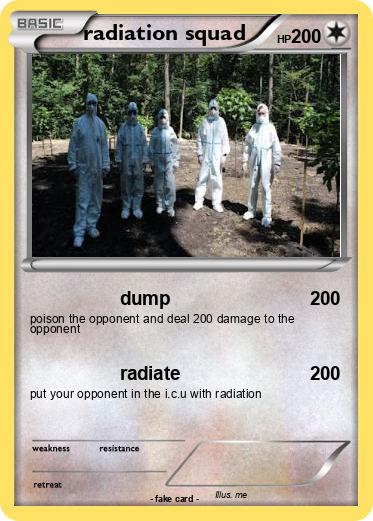Pokemon radiation squad