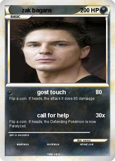 Pokemon zak bagans