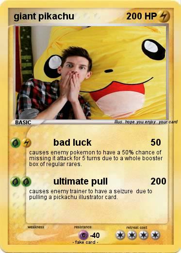 Pokemon giant pikachu