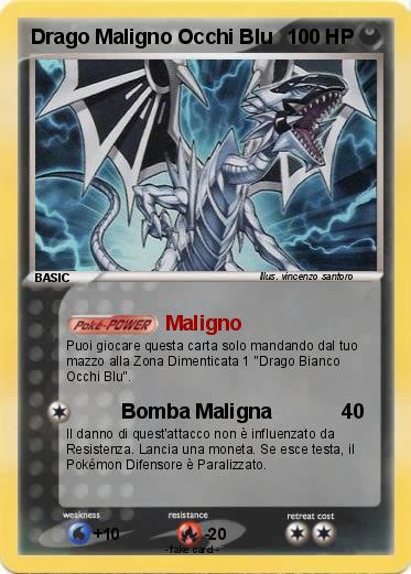 Pokemon Drago Maligno Occhi Blu