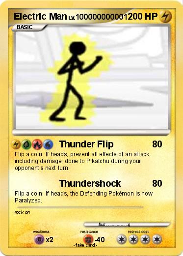 Pokemon Electric Man