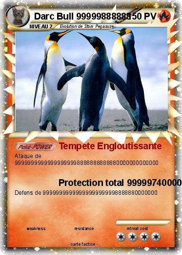 Pokemon Darc Bull 99999888888