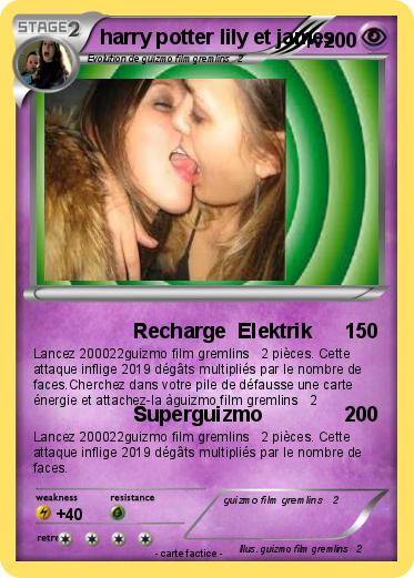 Pokemon harry potter lily et james