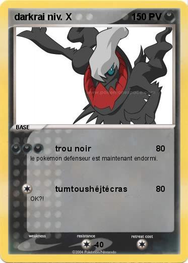 Pokemon darkrai niv. X 