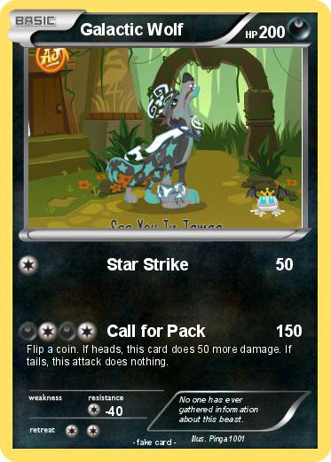 Pokemon Galactic Wolf